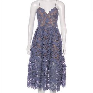 Self Portrait Azaelea dress pale blue dress.